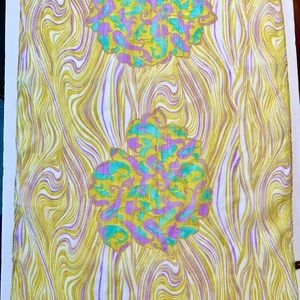 VINTAGE 1960s Chiffon Scarf